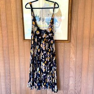 Free People Sheer Tunic Floral Dress